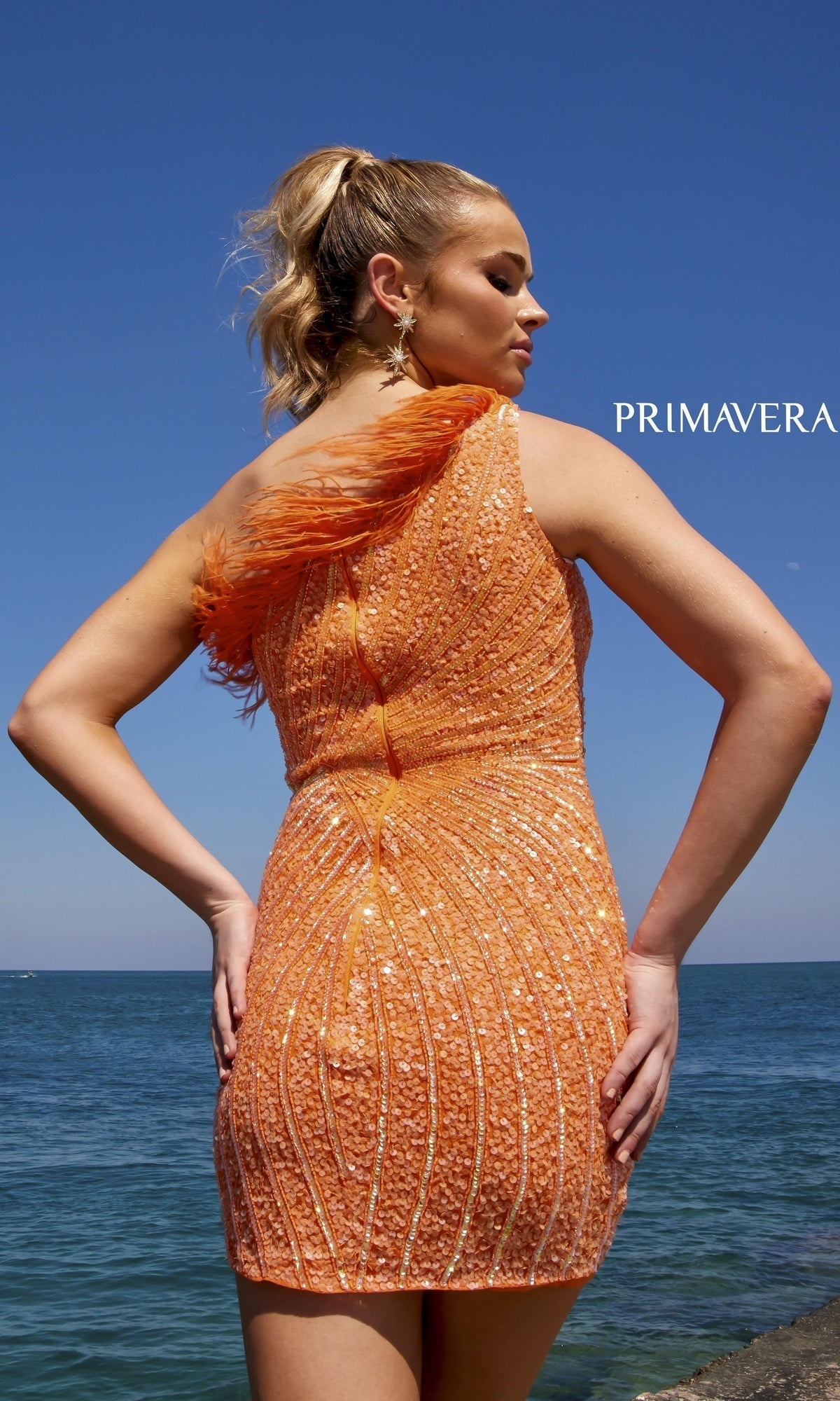  Short Homecoming Dress by Primavera 4002