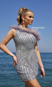  Short Homecoming Dress by Primavera 4002