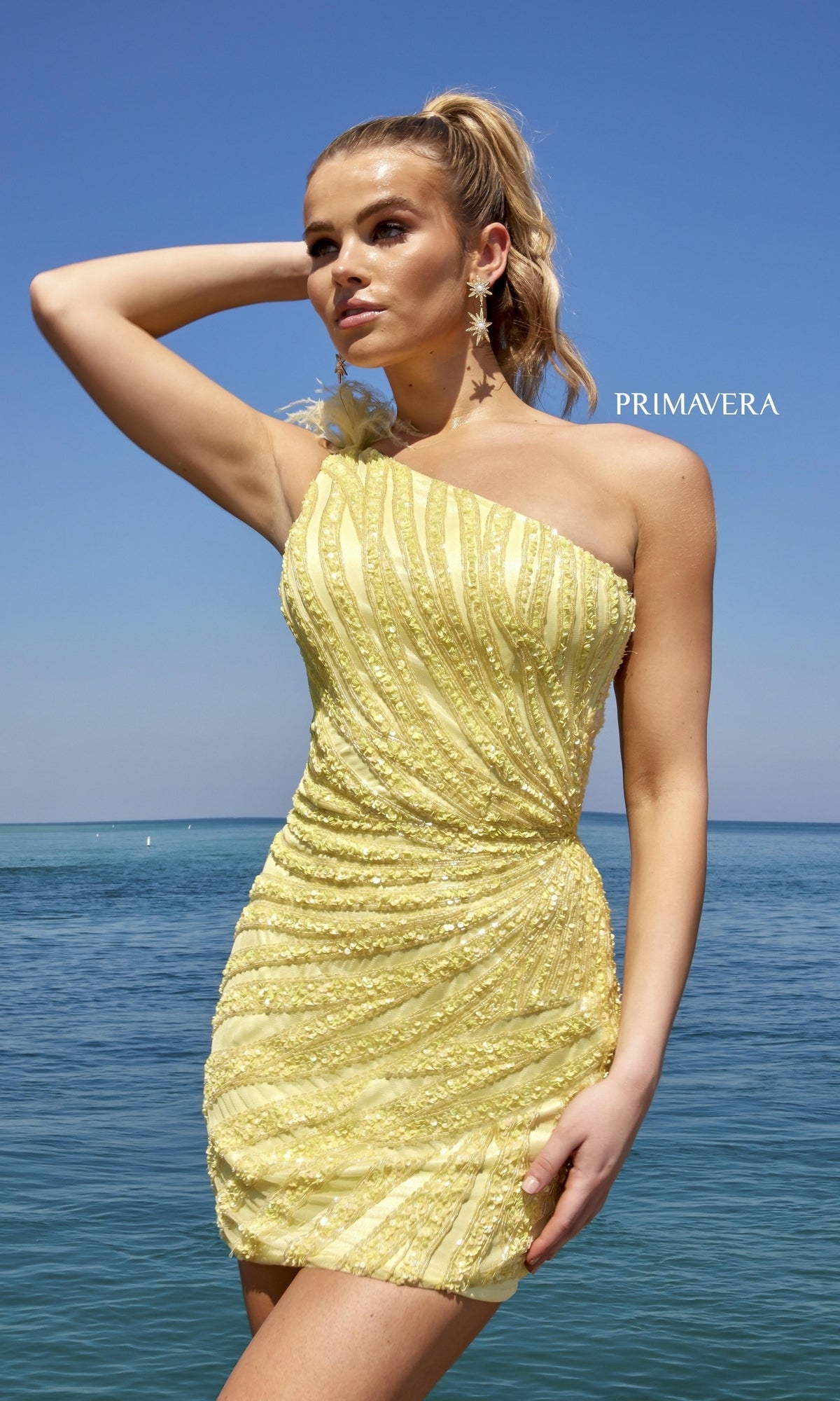  Short Homecoming Dress by Primavera 4004