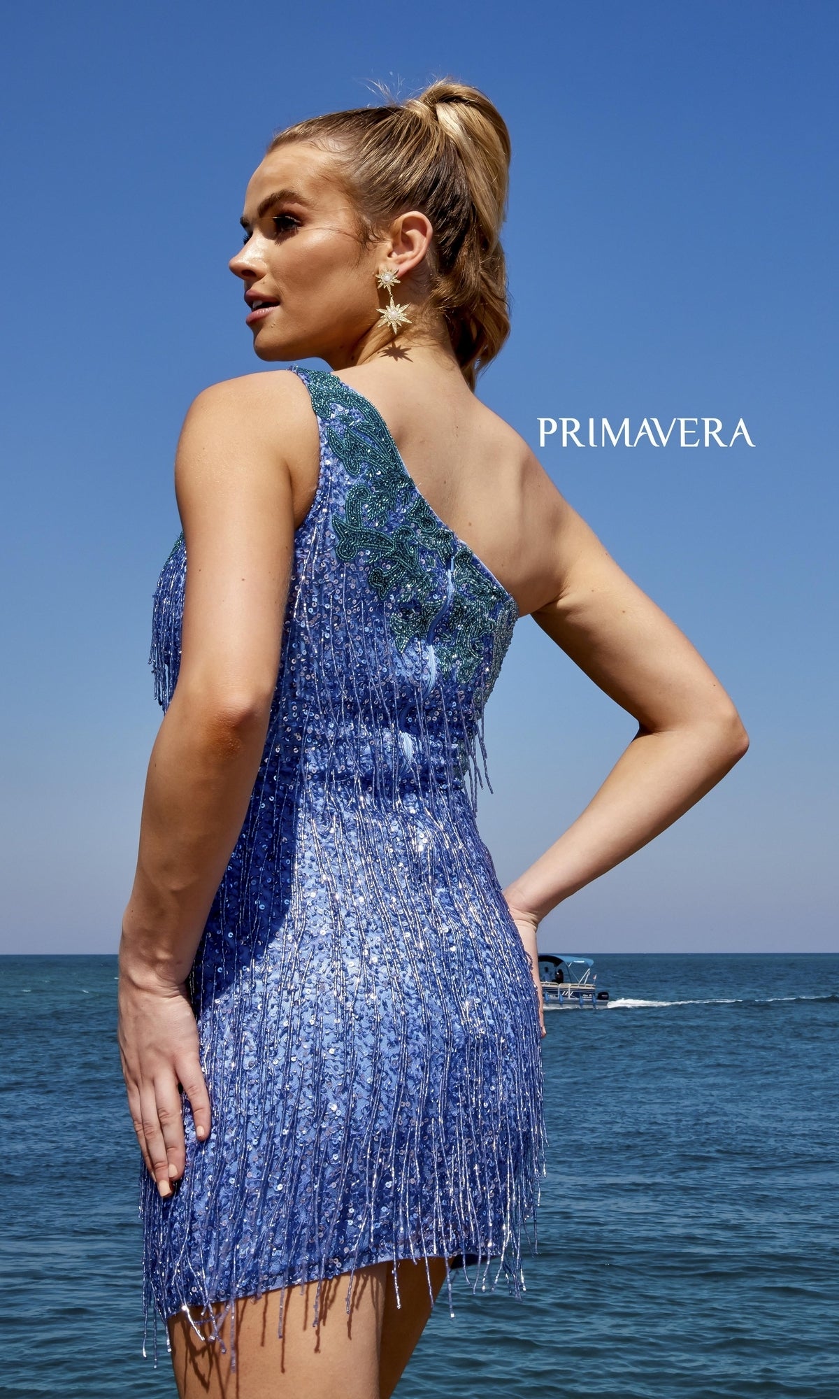  Short Homecoming Dress by Primavera 4035