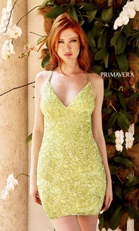  Short Homecoming Dress by Primavera 4038