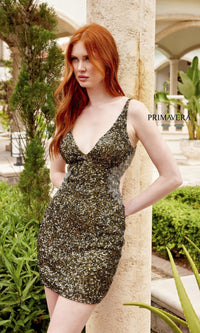  Short Homecoming Dress by Primavera 4052