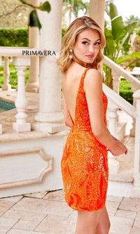  Short Homecoming Dress by Primavera 4059