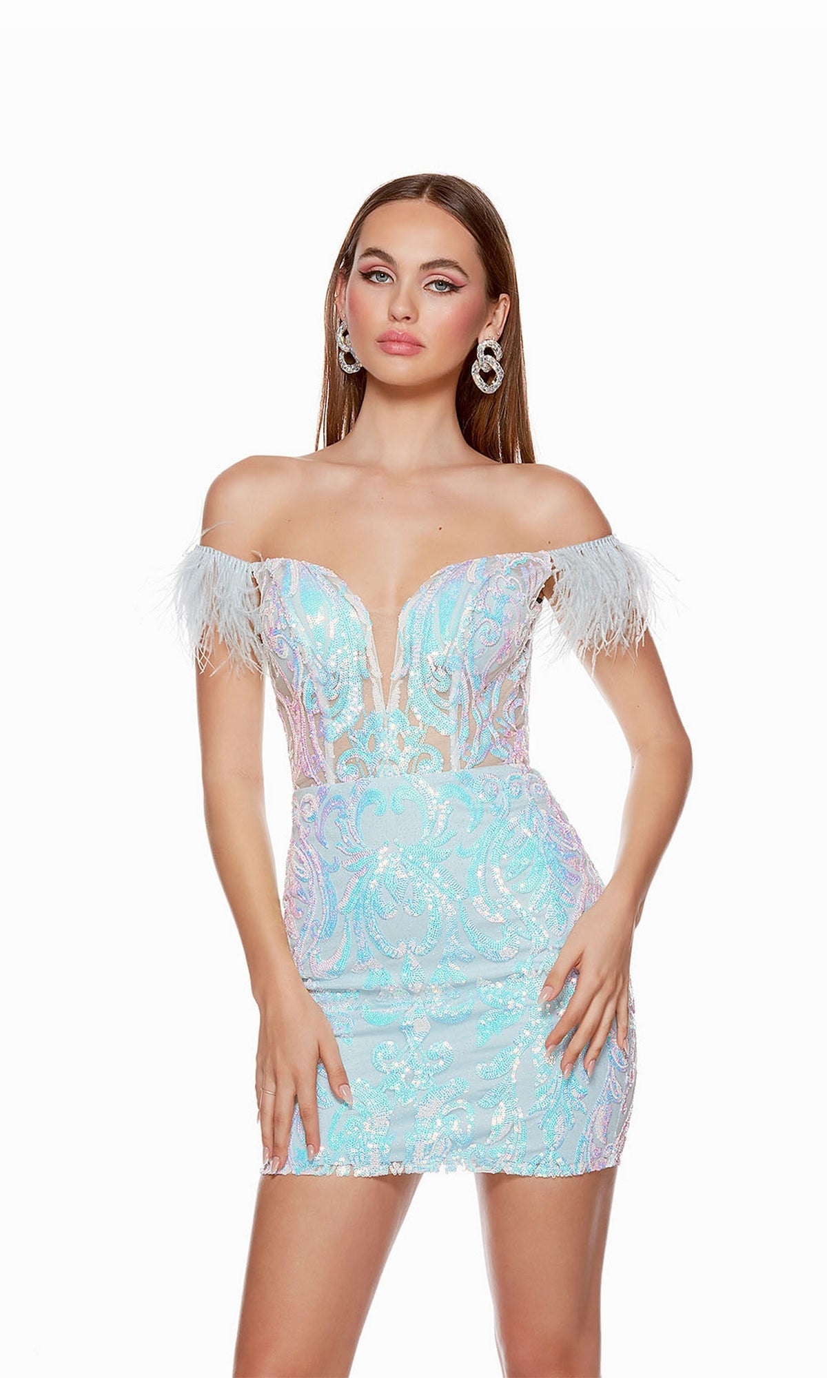  Short Dress By Alyce For Homecoming 4651