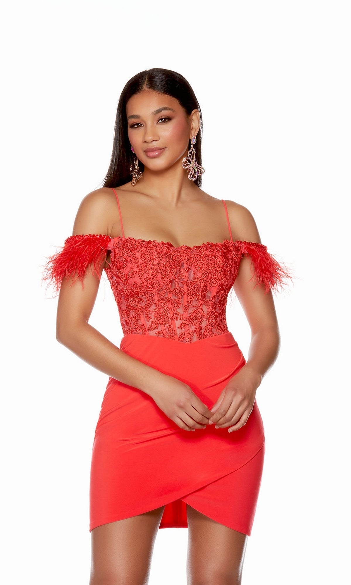 Spicy Lady Short Dress By Alyce For Homecoming 4693