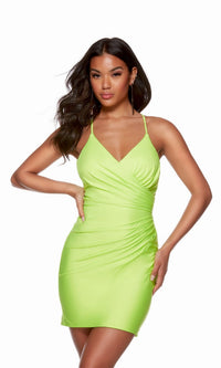 Citronelle Short Dress By Alyce For Homecoming 4706