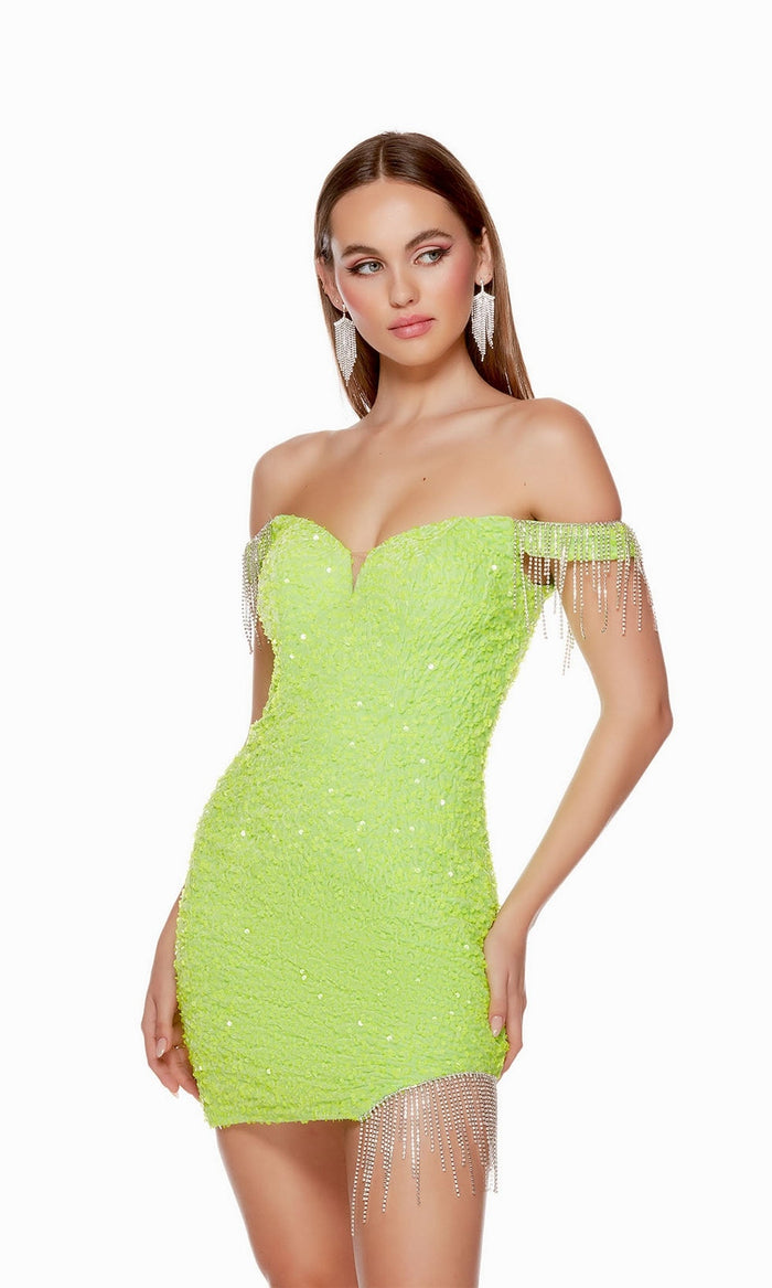 Citronelle Short Dress By Alyce For Homecoming 4757