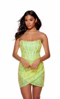 Citronelle Short Dress By Alyce For Homecoming 4764