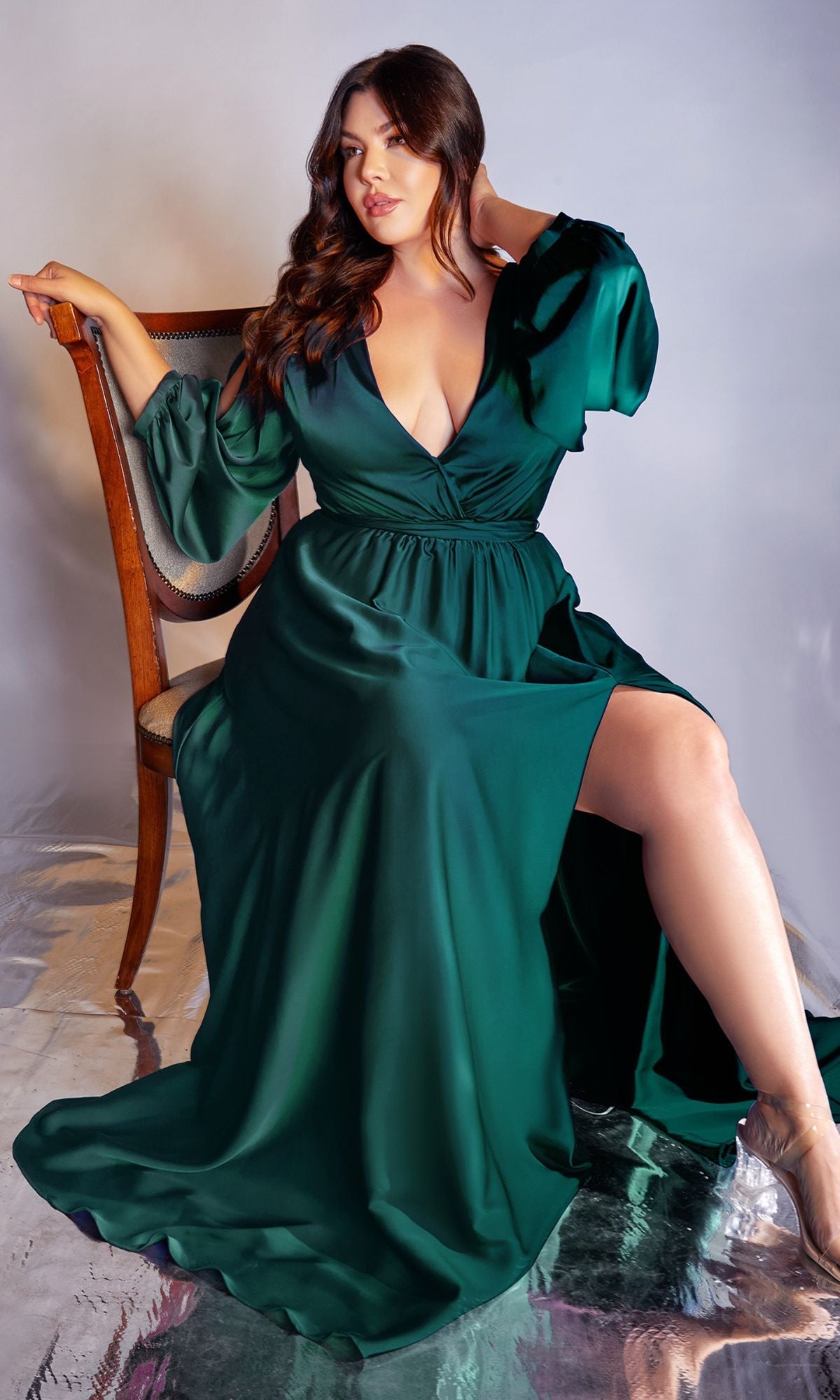 Emerald Formal Long Dress 7475C By Ladivine