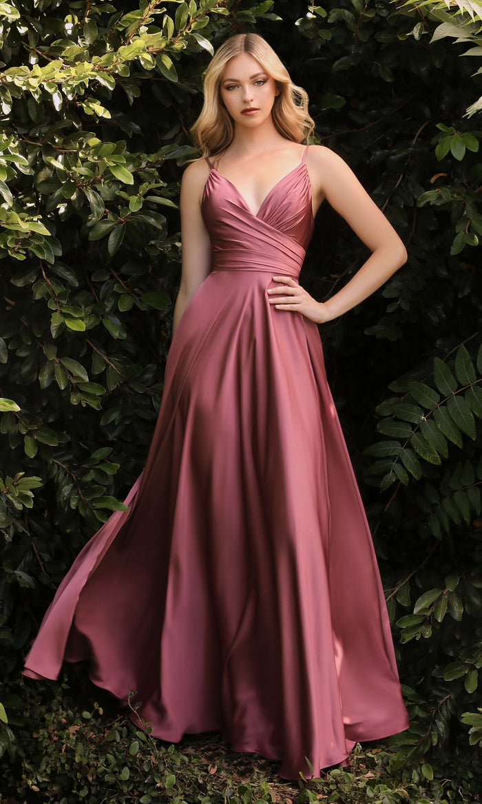Mauve Rose Long Formal Dress 7485 by Ladivine