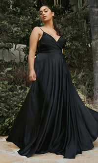 Black Formal Long Dress 7485C By Ladivine