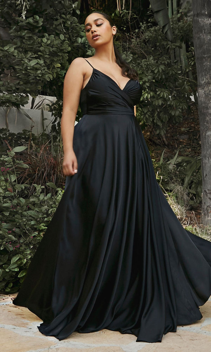 Black Long Formal Dress 7485 by Ladivine
