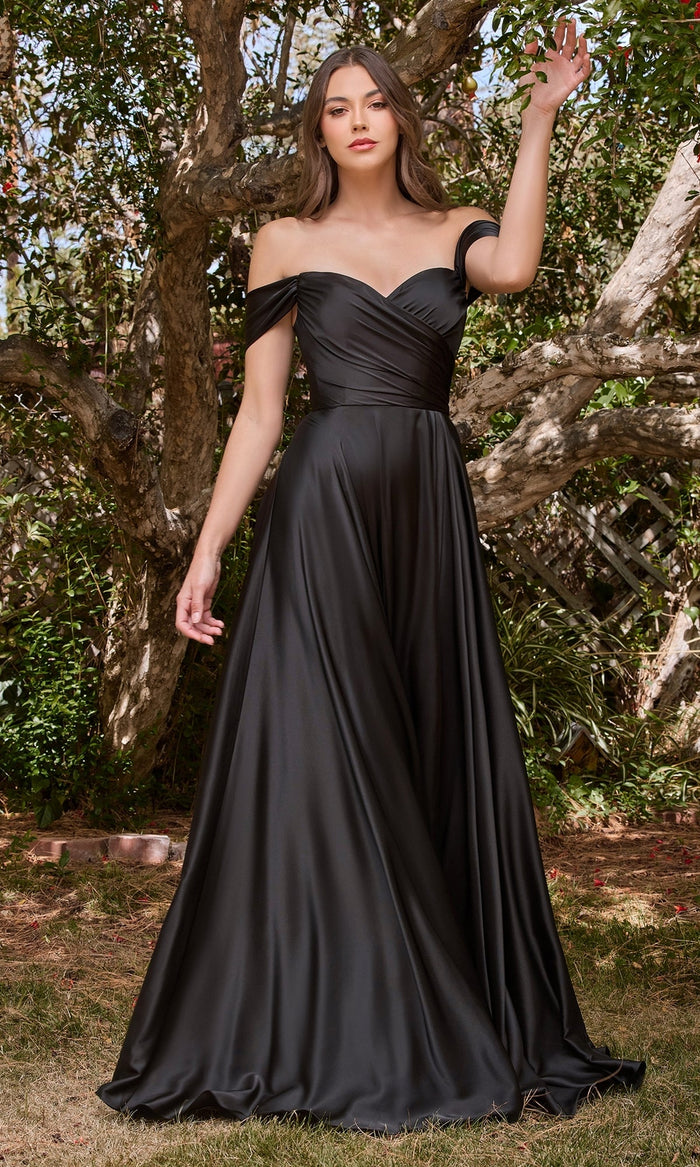 Black Formal Long Dress 7493C By Ladivine