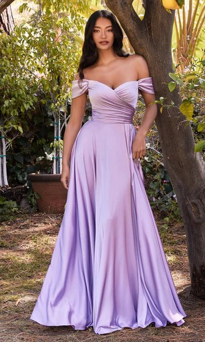 Lavender Long Formal Dress 7493 by Ladivine