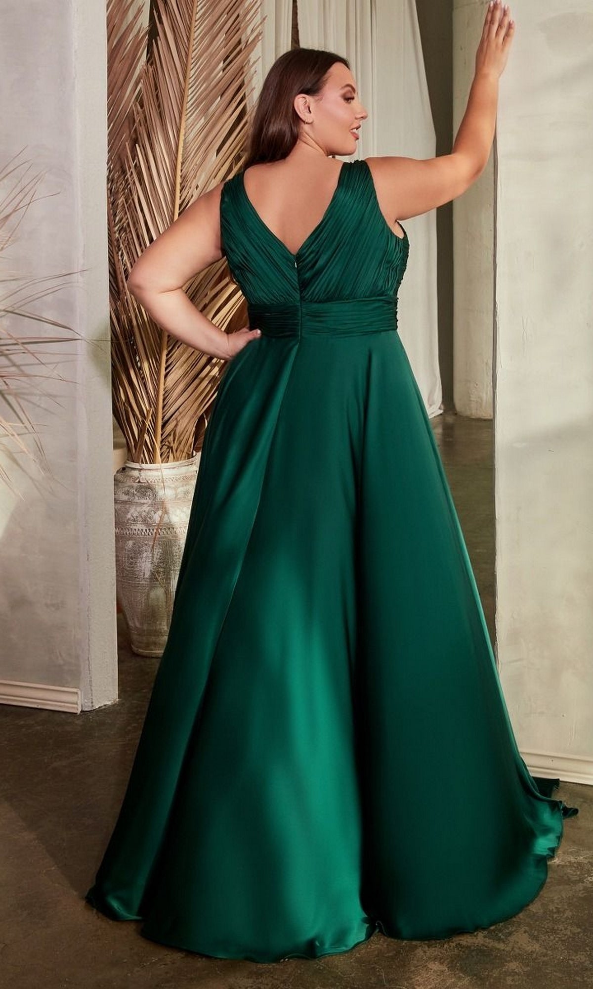  Formal Long Plus-Size Dress 7497C By Ladivine