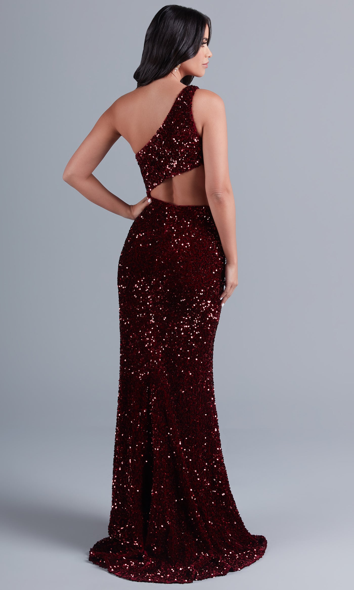 Dark Red Ress Dark Red Sparkly Prom Dress