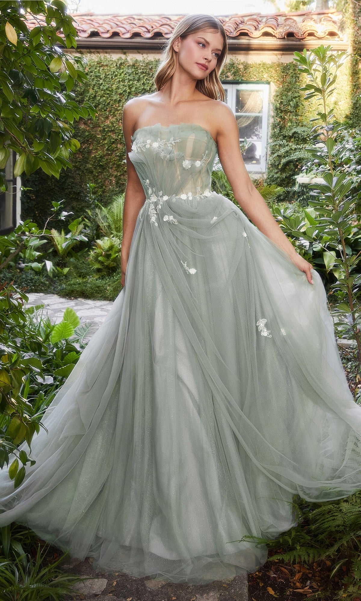 Sage Andrea & Leo Long Formal Dress A1015