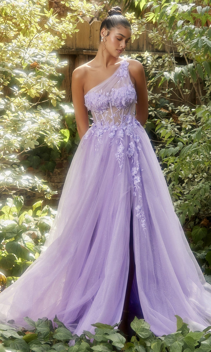 Lavender Andrea & Leo Long Formal Dress A1140
