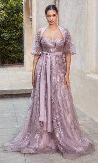 Mauve Andrea & Leo Long Formal Dress A1174