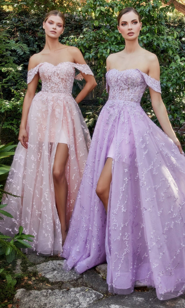 Lavender Andrea & Leo Long Formal Dress A1207