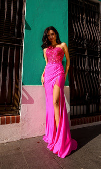 Hot Pink Formal Long Dress A1317 By Nox Anabel