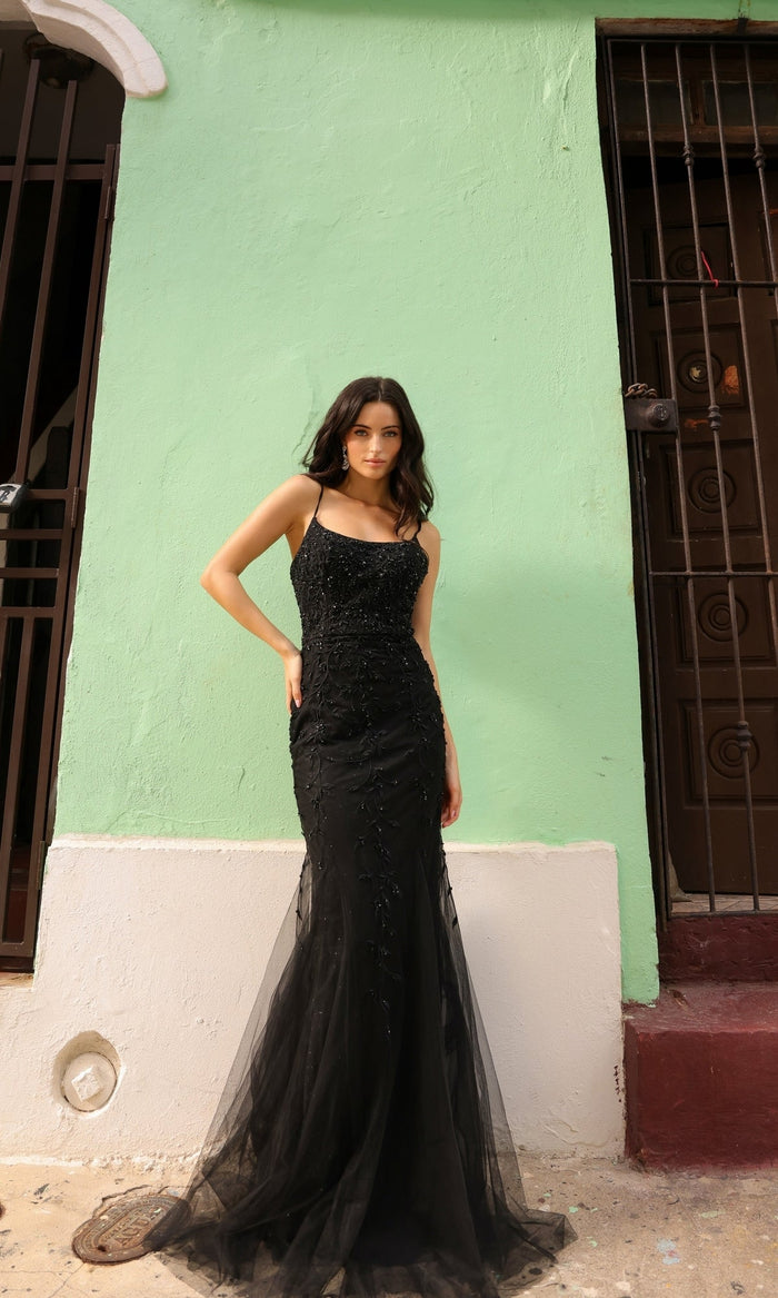 Black Formal Long Dress A1376 By Nox Anabel