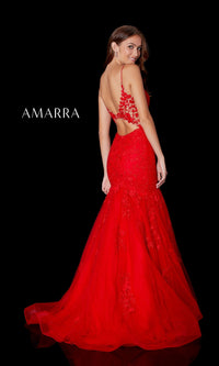 Red Amarra Long Formal Dress 87226