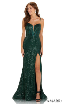 Emerald Amarra Long Formal Dress 88529