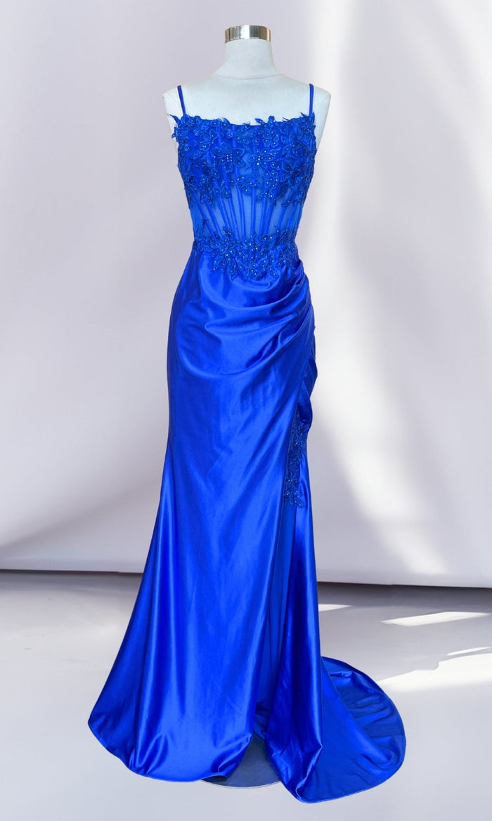 Royal Blue Formal Long Dress BZ9020 By Amelia Couture