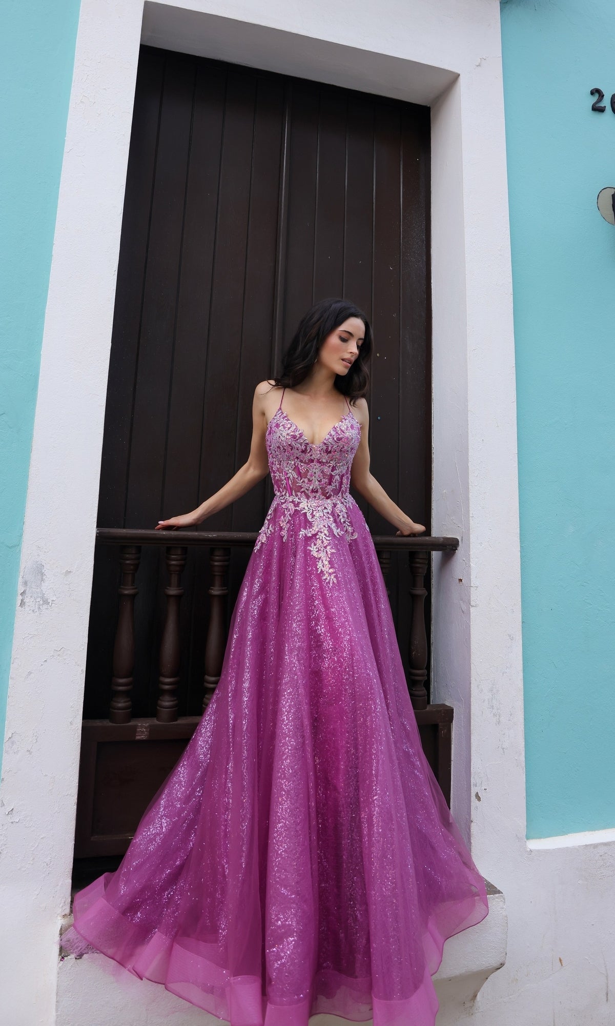 Formal Long Dress C1407 By Nox Anabel Magenta / 0 Formal Long Dress C1407 By Nox Anabel Magenta / 0