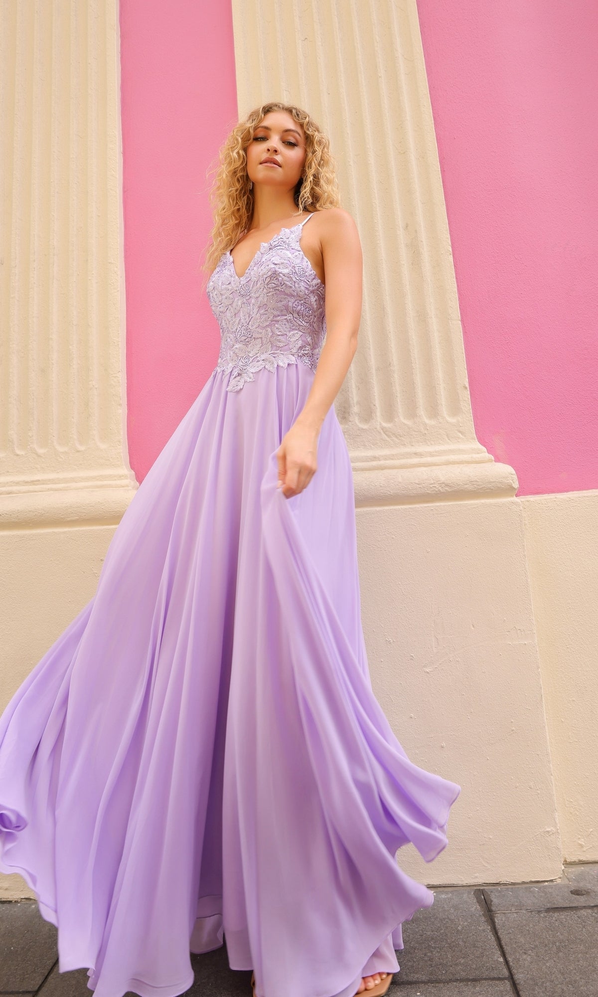 Lilac Formal Long Dress C1462 By Nox Anabel