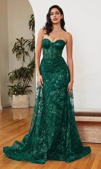 Emerald Ladivine Long Formal Dress CB046