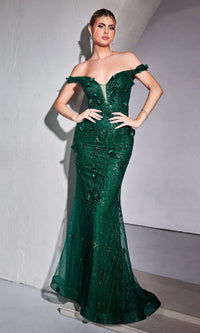 Emerald Ladivine Long Formal Dress CB096