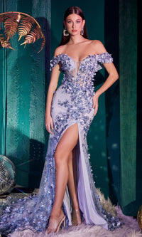 Paris Blue Ladivine Long Formal Dress CC2164