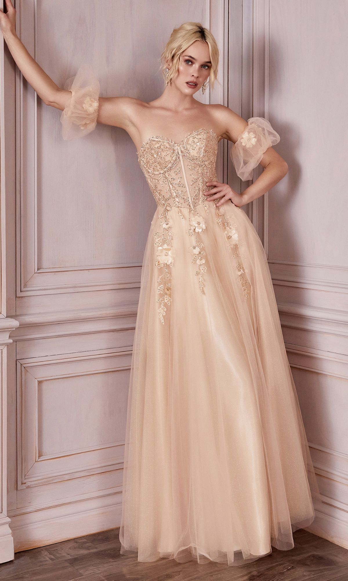 Ladivine CD0191C | Long A-Line Dress Ladivine CD0191C | Long A-Line Dress