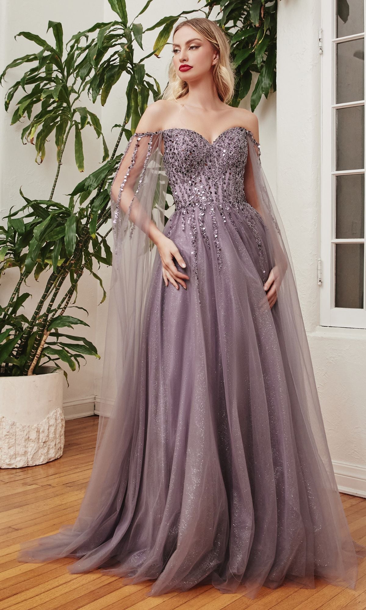 long english dress Colette Maxi Chiffon Dress in Porcelain Sky English Garden, 8
