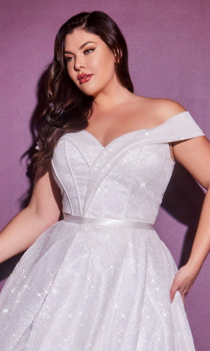 Long Plus-Size Formal Dress CD214WC by Ladivine