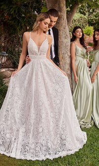  Long Formal Dress CD862W by Ladivine