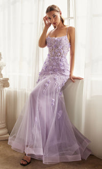 Lavender Long Formal Dress CD995 by Ladivine
