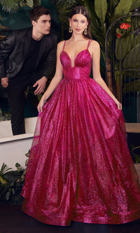 Fuchsia Long Formal Dress CD996 by Ladivine