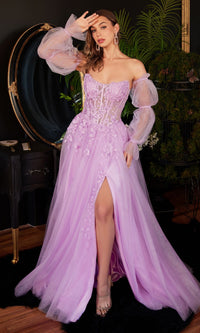 Lavender Long Formal Dress CD997 by Ladivine