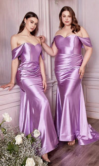 Lavender Long Formal Dress CH163 by Ladivine