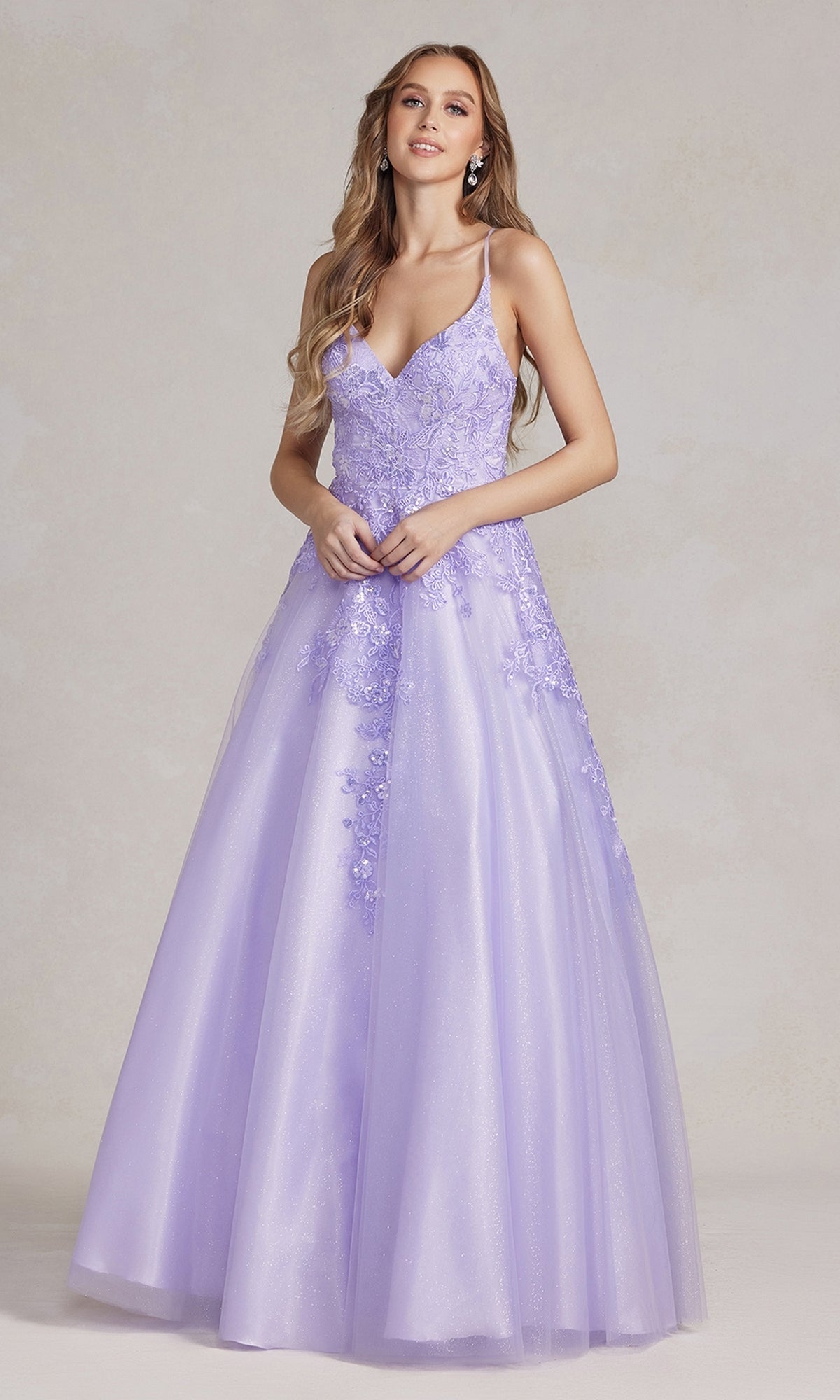 Light purple ball sales gown