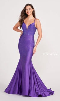 Mermaid Ellie Wilde Heat Stone Prom Dress EW120012