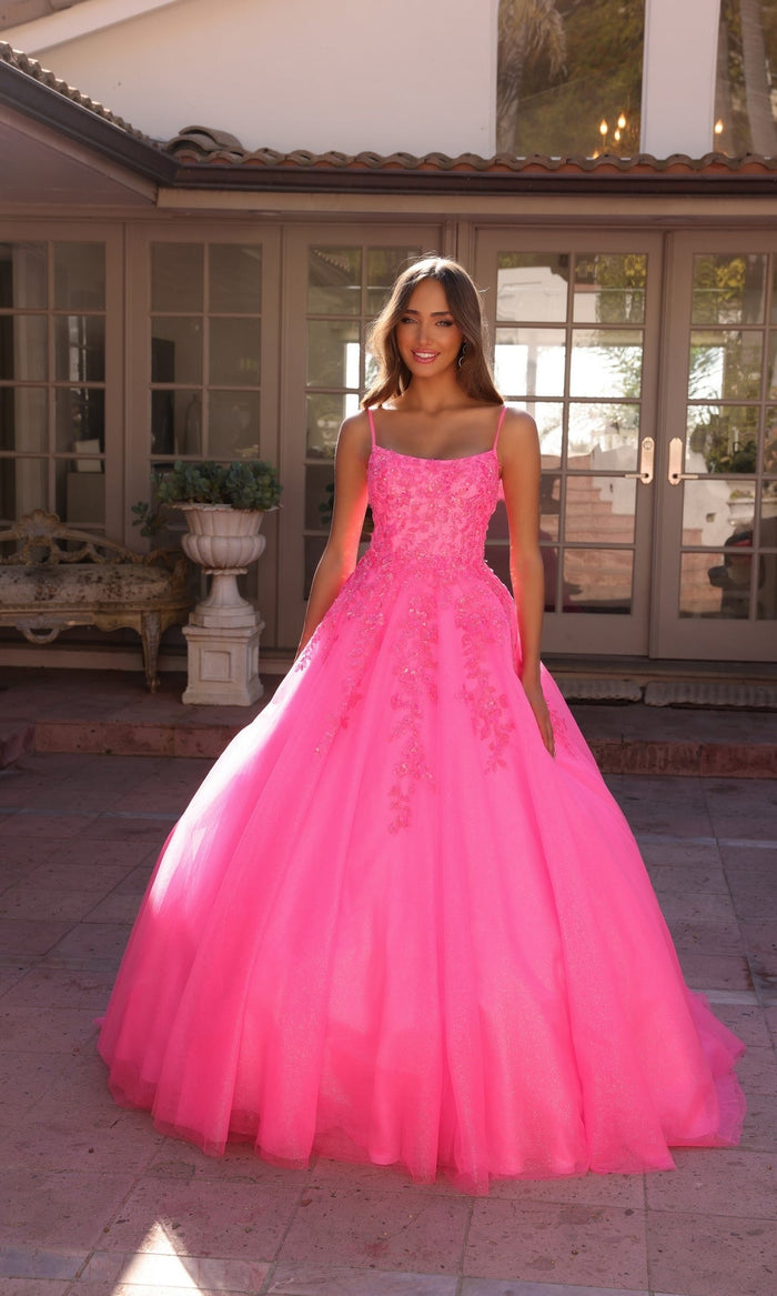 Hot Pink Formal Long Dress H1352 By Nox Anabel