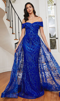 Royal Long Formal Dress J836 by Ladivine