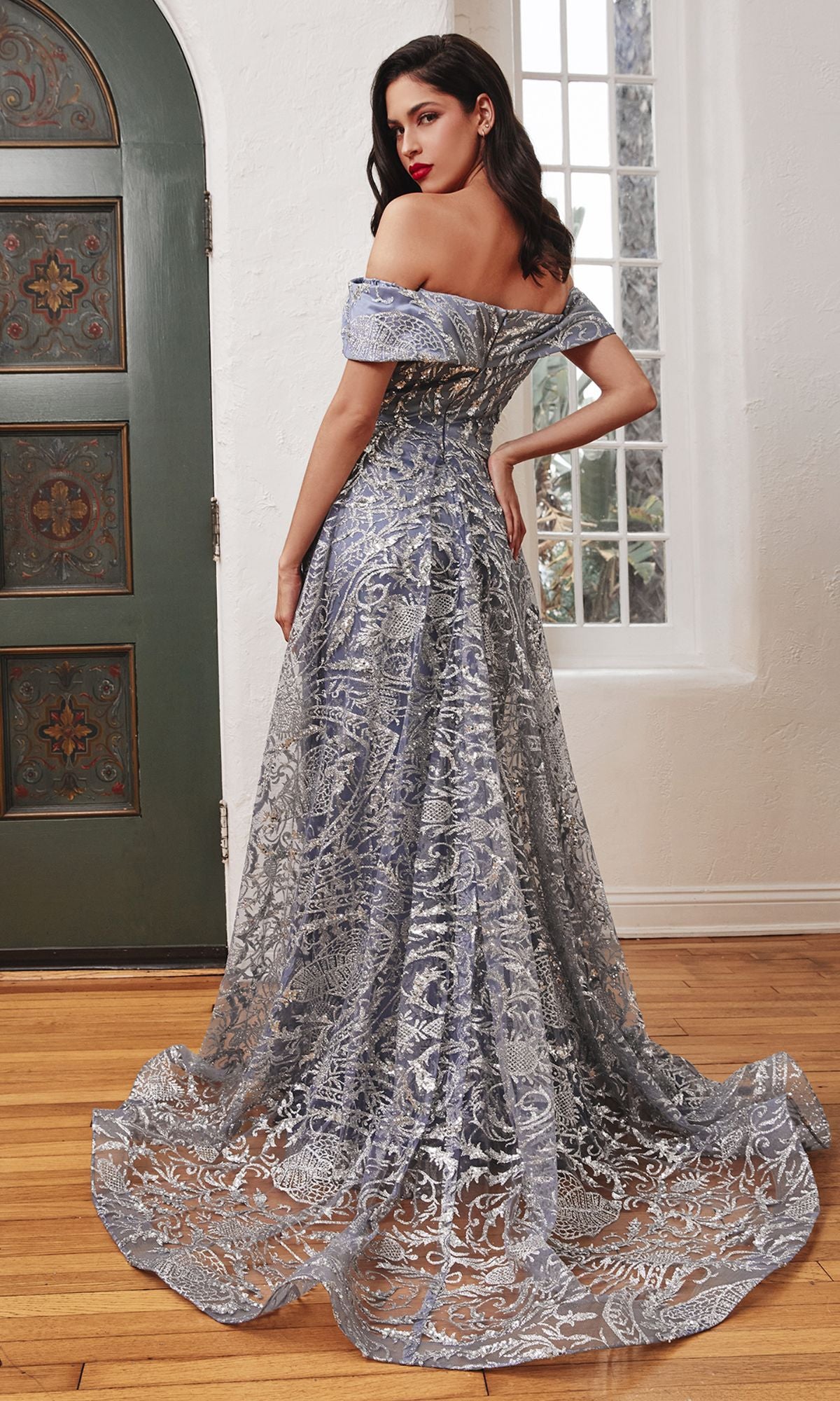 Ladivine Dress J836, Formal Evening Gown Mauve / 6