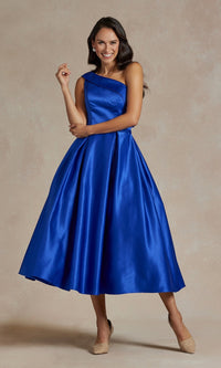 Royal Blue Short Dress For Homecoming JE931A