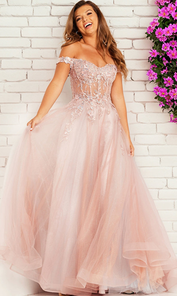 Rose Formal Long Dress JVN37436 By JVN by Jovani