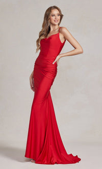  Affordable Simple Long Formal Dress K490